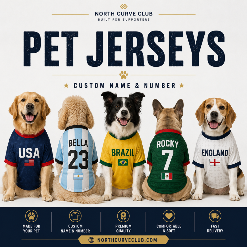 Custom Football Pet Jerseys