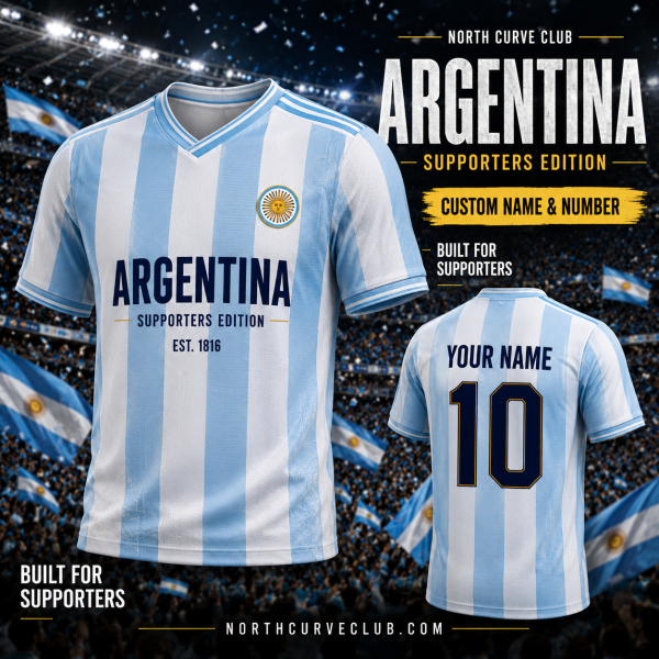 314a1c5e-5570-45bf-b8f6-b113af9b82ee Argentina Supporters Edition Custom Jersey – EST. 1816
