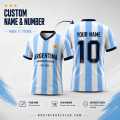Argentina Supporters Jersey – Custom Name & Number