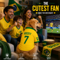 Brazil Pet Jersey – Custom Name & Number