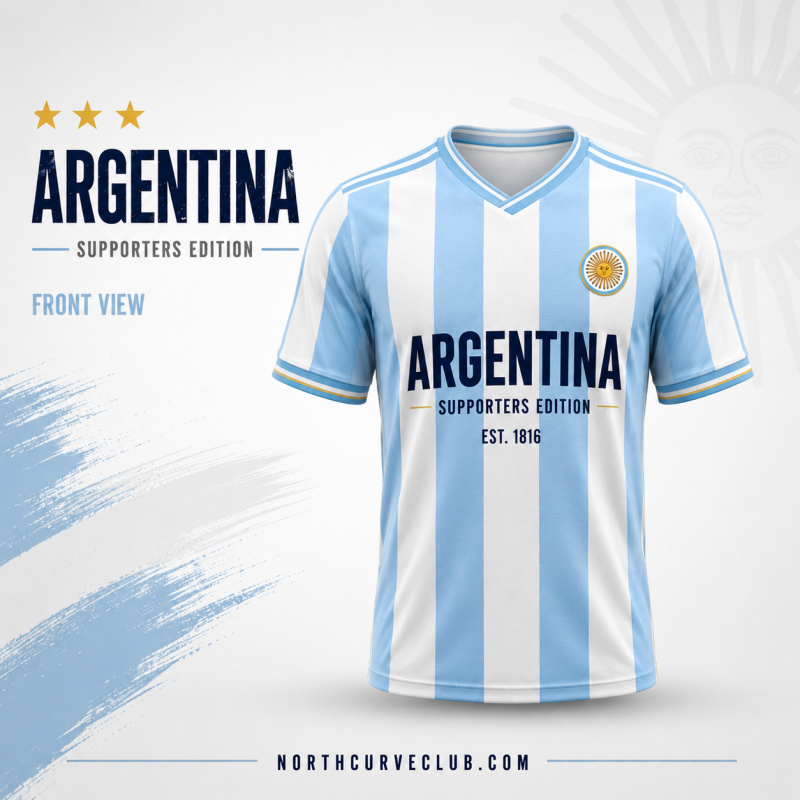 Argentina Supporters Edition Custom Jersey – EST. 1816