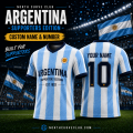 Argentina Supporters Jersey – Custom Name & Number