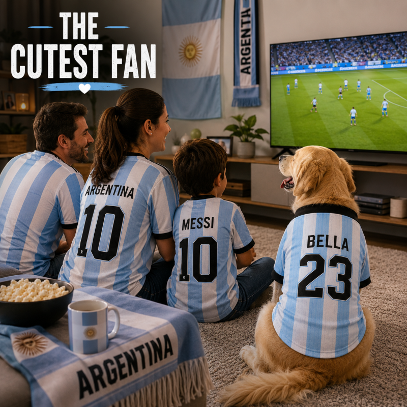 Argentina Pet Jersey – Custom Name & Number