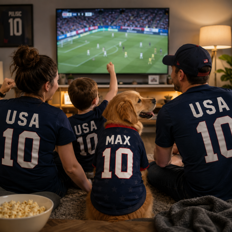USA Pet Jersey – Custom Name & Number
