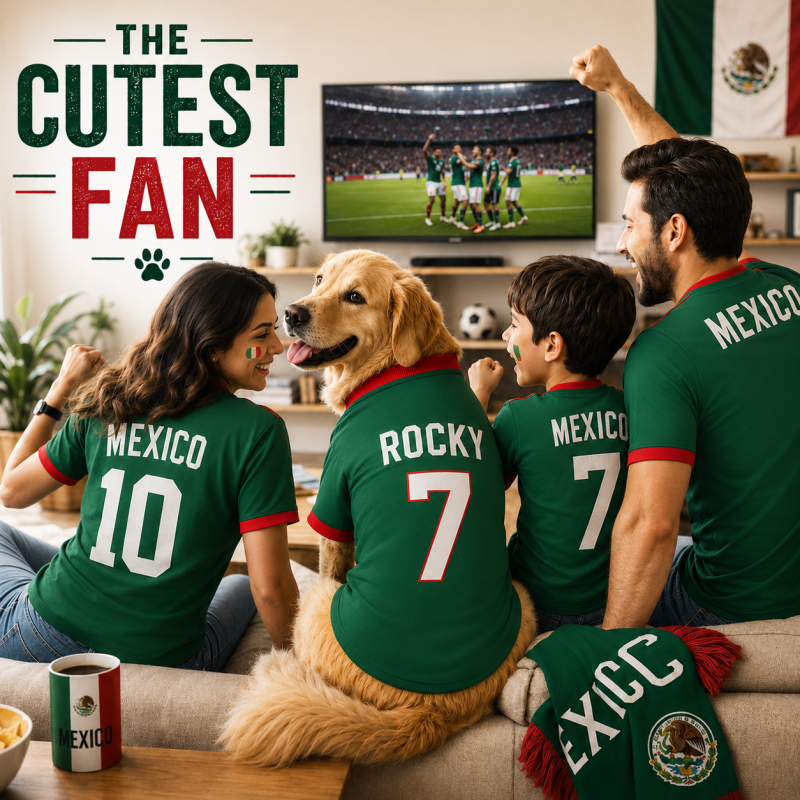 Mexico Pet Jersey – Custom Name & Number