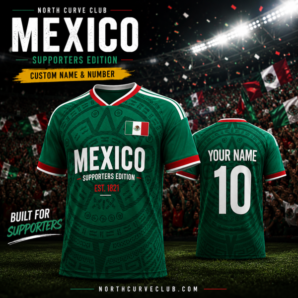 Mexico Supporters Edition Custom Jersey – EST. 1821