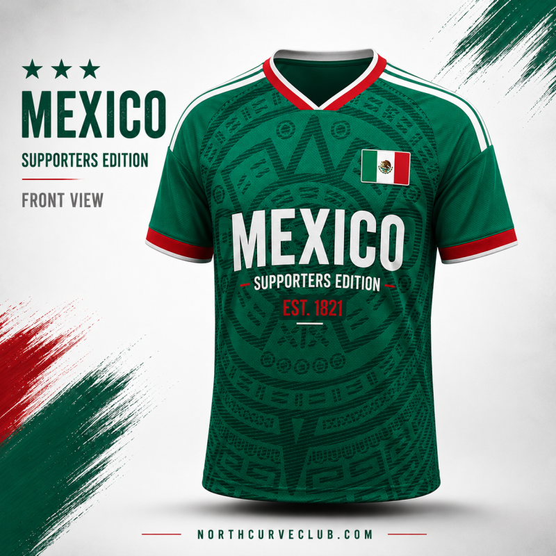 e75624c8-51df-4e1a-bc5f-440a3e286b8a Mexico Supporters Edition Custom Jersey – EST. 1821