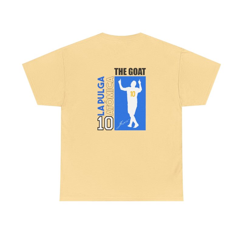 The GOAT La Pulga 10 Unisex Graphic T-Shirt – Front & Back Print