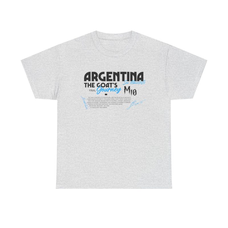 Argentina GOAT Final Journey Unisex Graphic T-Shirt