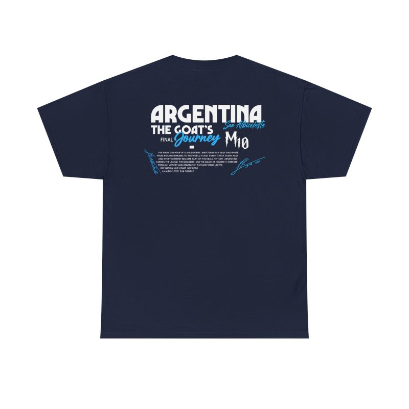The GOAT’s Final Journey Unisex Graphic T-Shirt – Front & Back Print