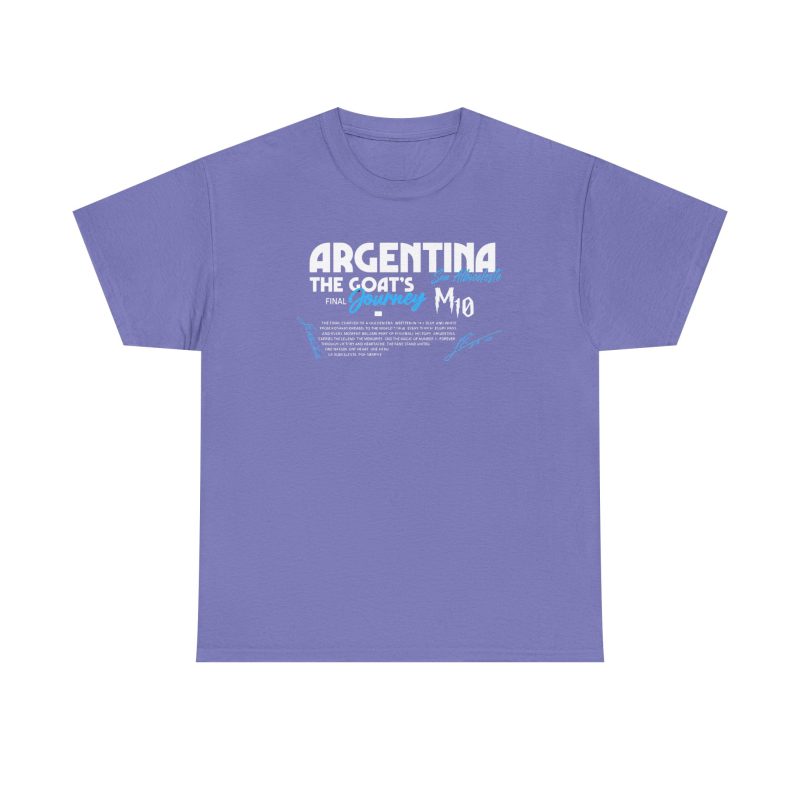 Argentina GOAT Final Journey Unisex Graphic T-Shirt