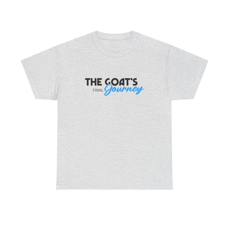 The GOAT’s Final Journey Unisex Graphic T-Shirt – Front & Back Print