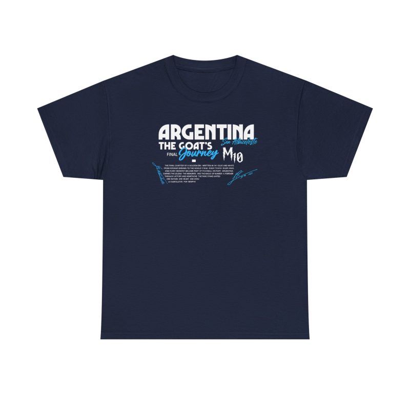 Argentina GOAT Final Journey Unisex Graphic T-Shirt