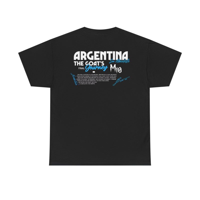 The GOAT’s Final Journey Unisex Graphic T-Shirt – Front & Back Print