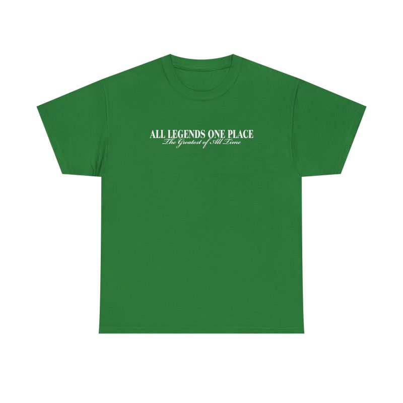 All Legends One Place Unisex Graphic T-Shirt – Front & Back Print