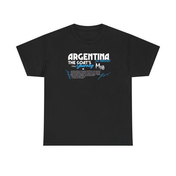 Argentina GOAT Final Journey Unisex Graphic T-Shirt