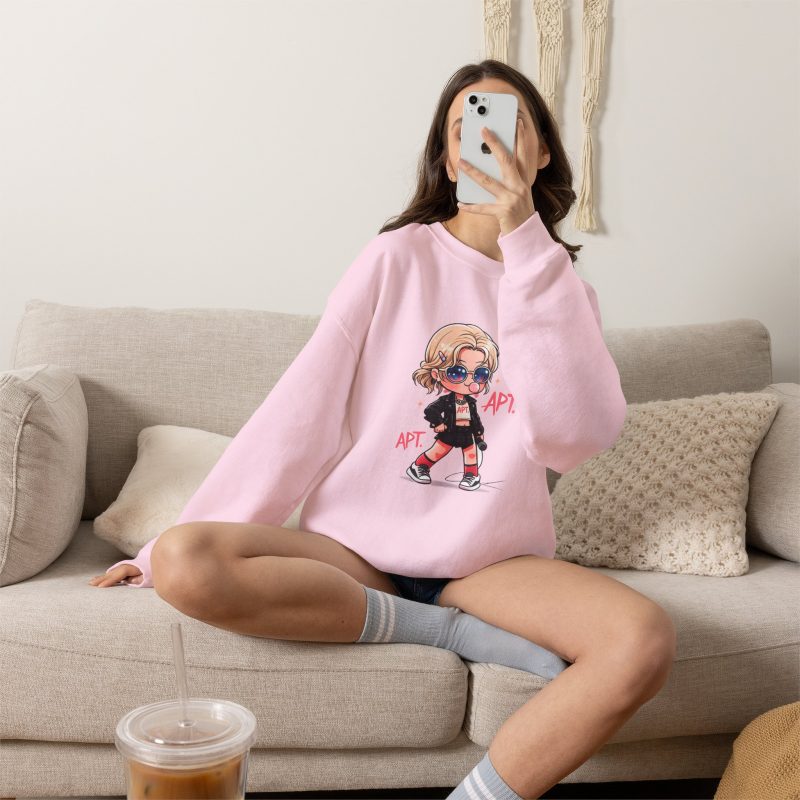 BlackPink Rose APT Graphic Unisex Sweatshirt