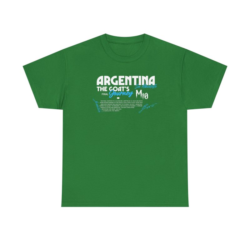 Argentina GOAT Final Journey Unisex Graphic T-Shirt