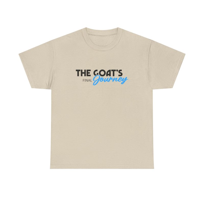 The GOAT’s Final Journey Unisex Graphic T-Shirt – Front & Back Print