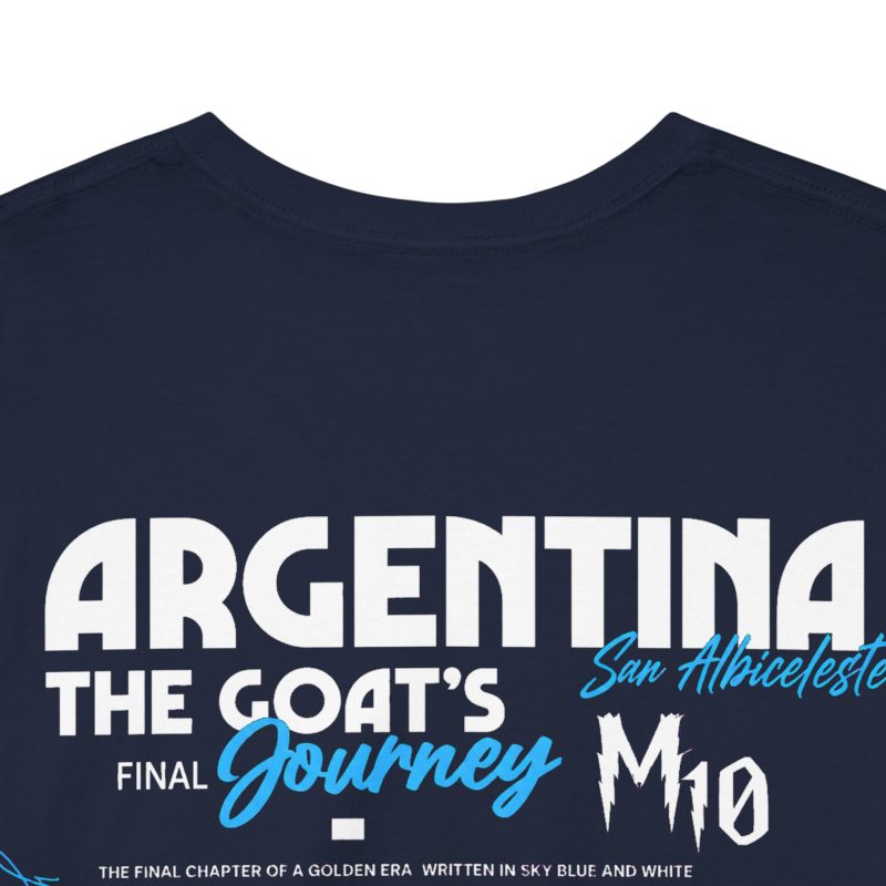 The GOAT’s Final Journey Unisex Graphic T-Shirt – Front & Back Print
