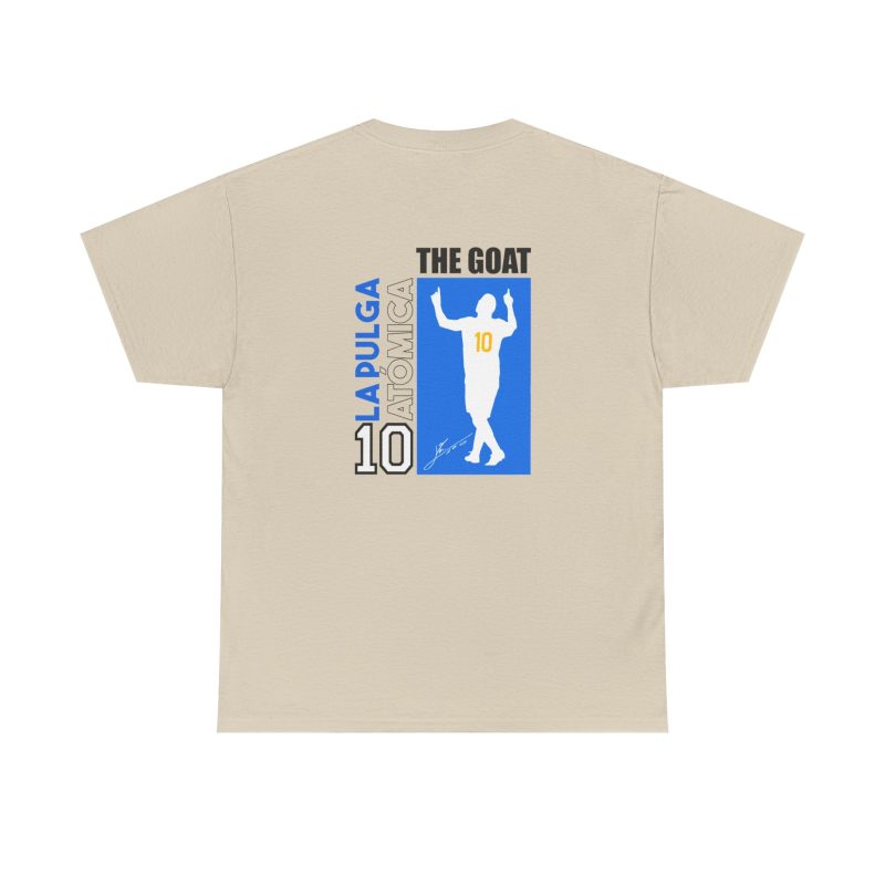 The GOAT La Pulga 10 Unisex Graphic T-Shirt – Front & Back Print