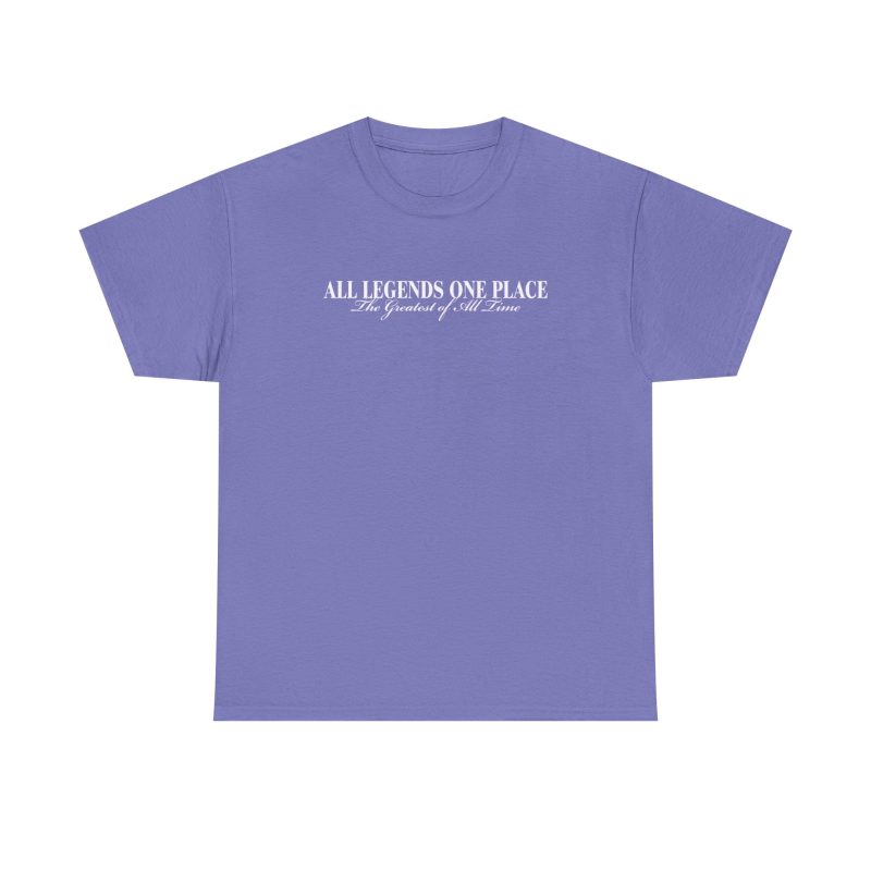 All Legends One Place Unisex Graphic T-Shirt – Front & Back Print