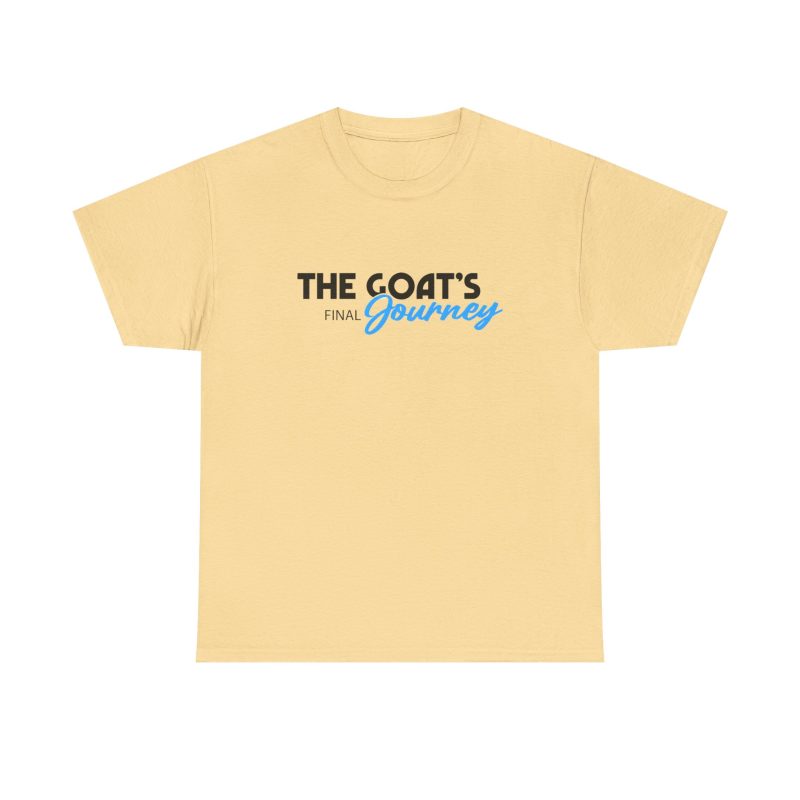 The GOAT’s Final Journey Unisex Graphic T-Shirt – Front & Back Print