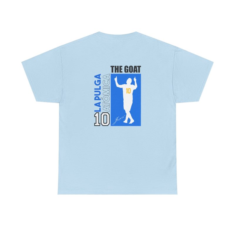 The GOAT La Pulga 10 Unisex Graphic T-Shirt – Front & Back Print