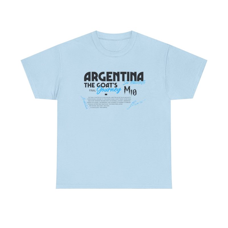 Argentina GOAT Final Journey Unisex Graphic T-Shirt