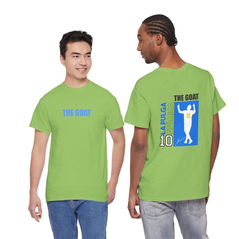 The GOAT La Pulga 10 Unisex Graphic T-Shirt – Front & Back Print