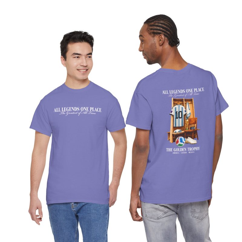 All Legends One Place Unisex Graphic T-Shirt – Front & Back Print