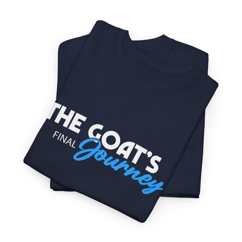 The GOAT’s Final Journey Unisex Graphic T-Shirt – Front & Back Print