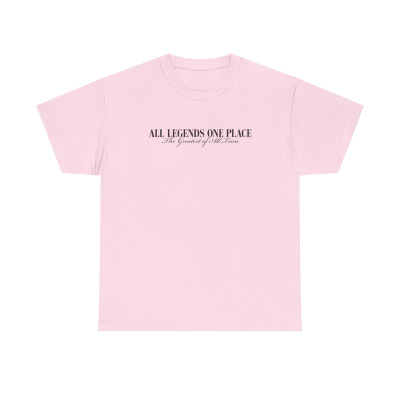 All Legends One Place Unisex Graphic T-Shirt – Front & Back Print