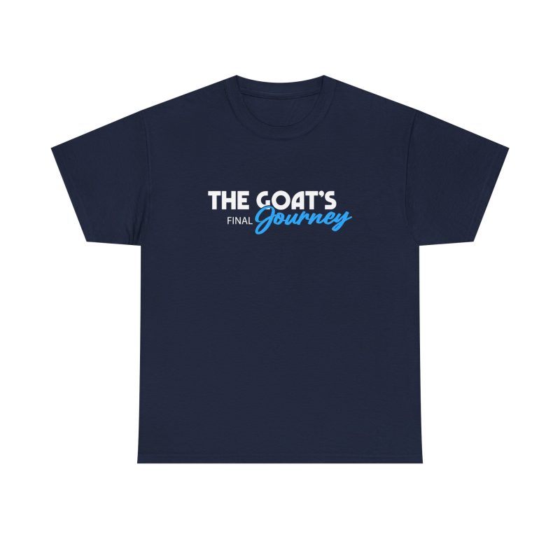 The GOAT’s Final Journey Unisex Graphic T-Shirt – Front & Back Print