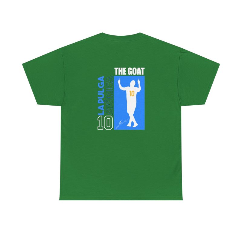 The GOAT La Pulga 10 Unisex Graphic T-Shirt – Front & Back Print
