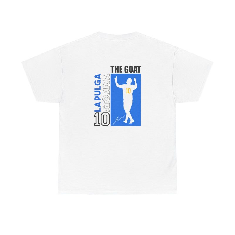 The GOAT La Pulga 10 Unisex Graphic T-Shirt – Front & Back Print