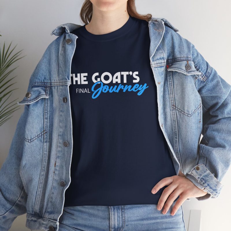 The GOAT’s Final Journey Unisex Graphic T-Shirt – Front & Back Print