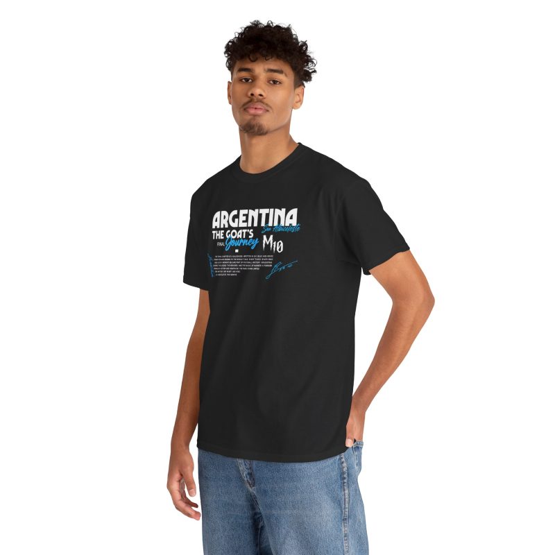 Argentina GOAT Final Journey Unisex Graphic T-Shirt
