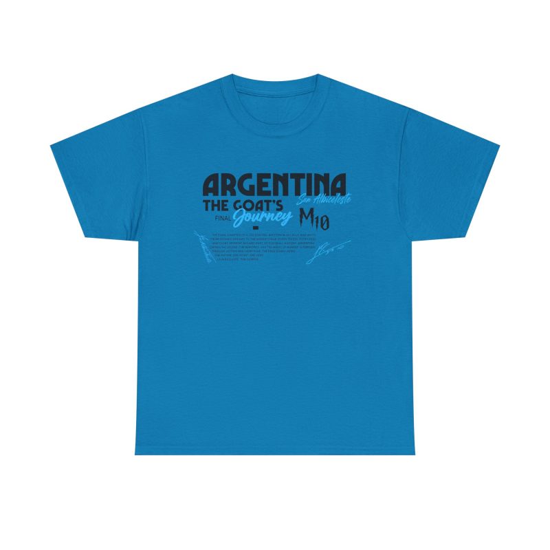 Argentina GOAT Final Journey Unisex Graphic T-Shirt