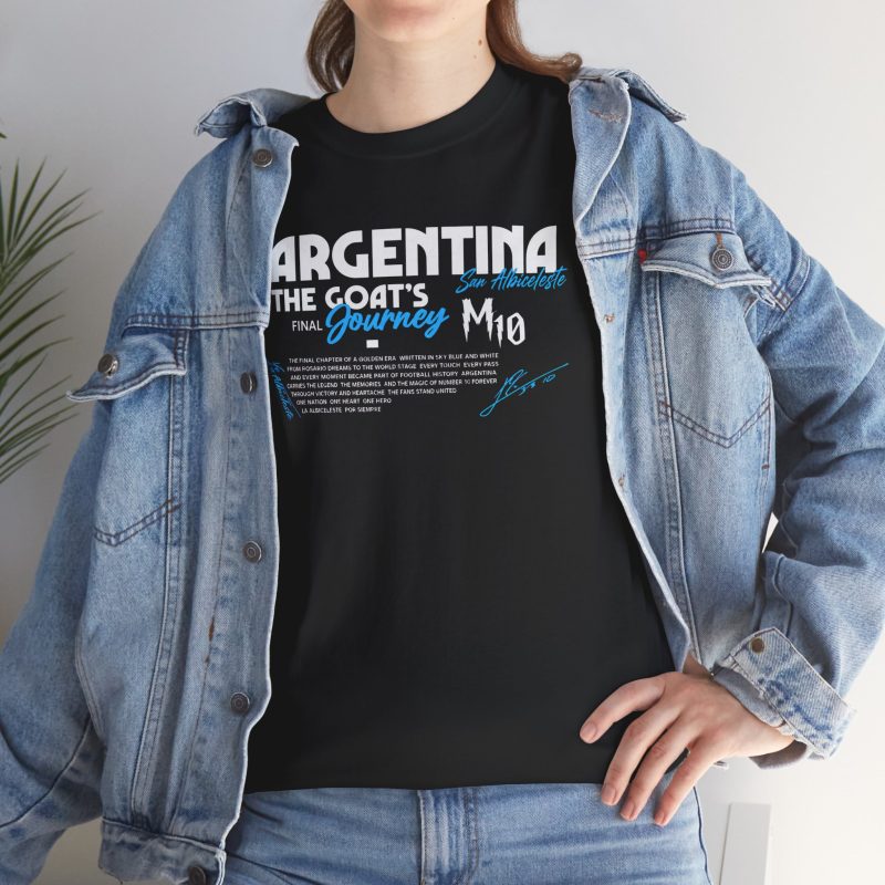 Argentina GOAT Final Journey Unisex Graphic T-Shirt