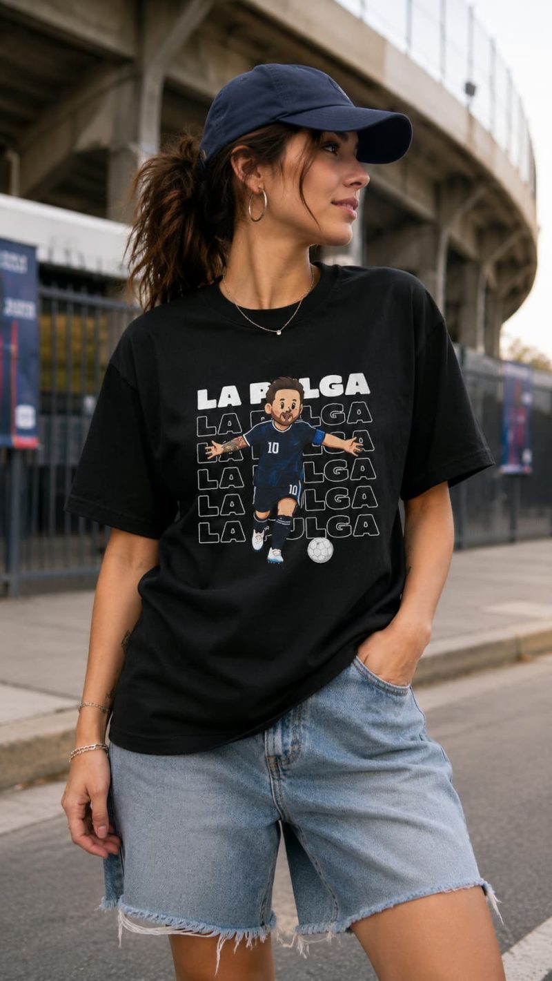 La Pulga Soccer Legend Unisex Graphic T-Shirt